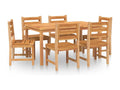 7-piece garden dining set, solid teak wood SFTI86678