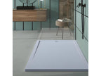 Nobellea Grey Slate Finish Shower Tray with Coloured Grid - 140x90 cm HAZM05706
