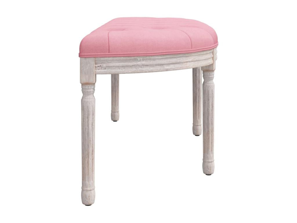 Pink Bench 110.5x45x49 Velvet PUAR84669