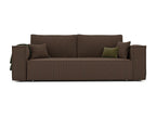 Dekonao reversible convertible sofa in brown fabric BCLP03218