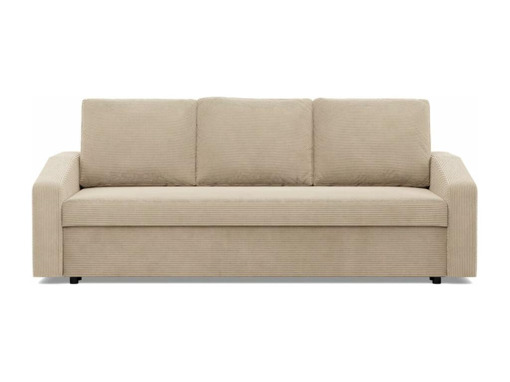 Dekonao 3-seater sofa with sleeper function - Beige BAVF85636