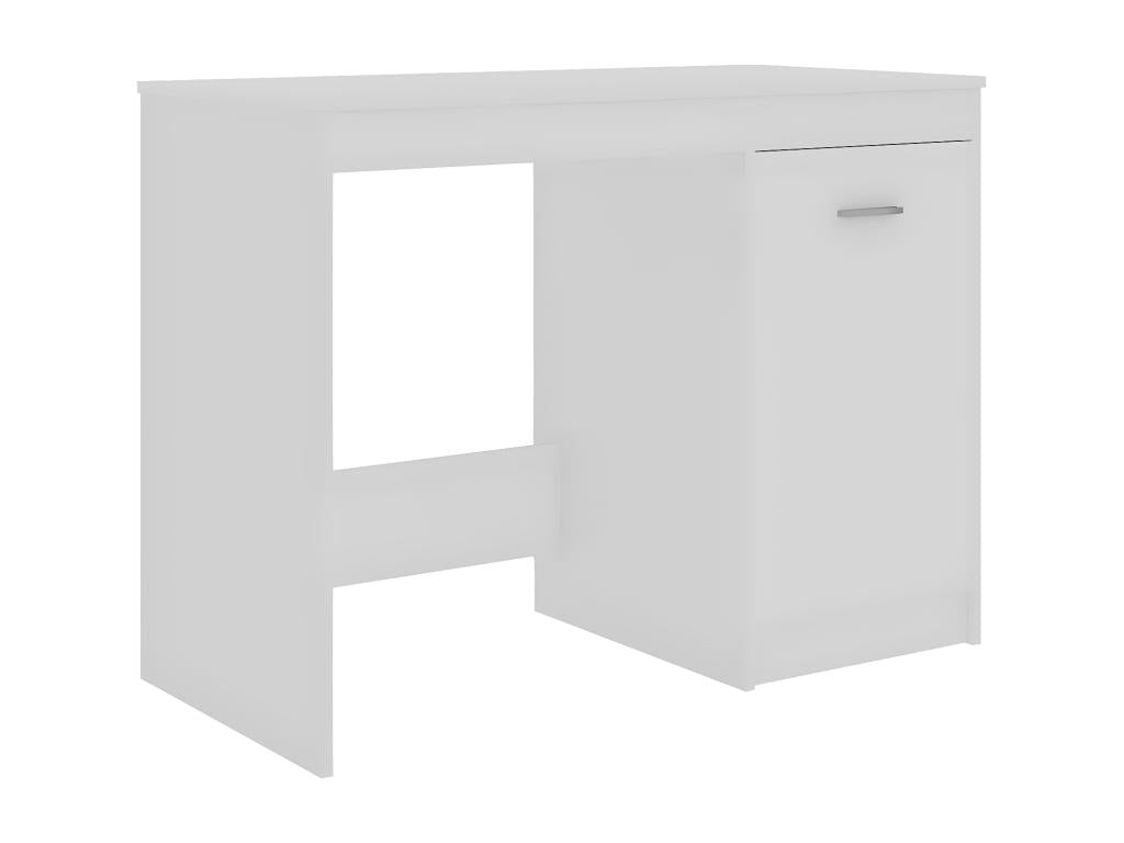White Desk 100x50x76 cm Engineered Wood RURP05424