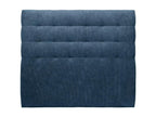 Upholstered Headboard, Blue Fabric, 160 cm Wide - 10 cm Thick, Padded, YJPF37376