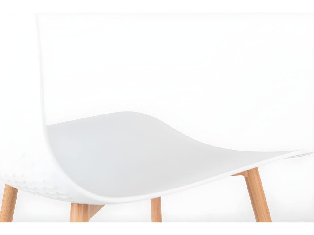 Nobellea - Set of 2 resin chairs - White QYQS65910