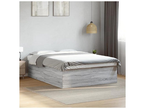 Nobellea grey bed frame 150x200 engineered wood BFYC70011
