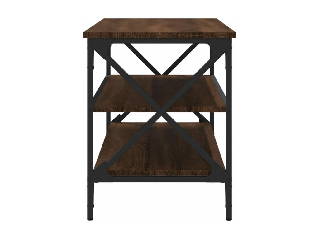 Brown Oak TV Stand 100x40x50 Engineered Wood XOPJ92394