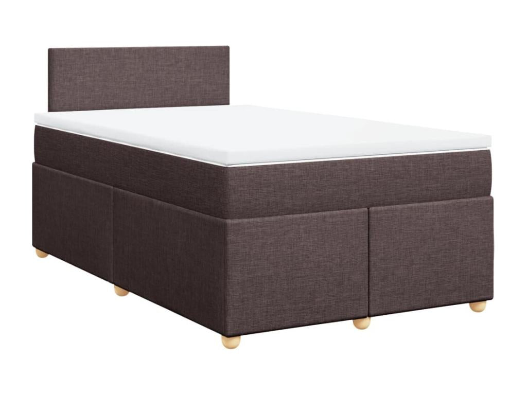 Nobellea bed base with mattress, dark brown, 120x200 cm, SFRM88448