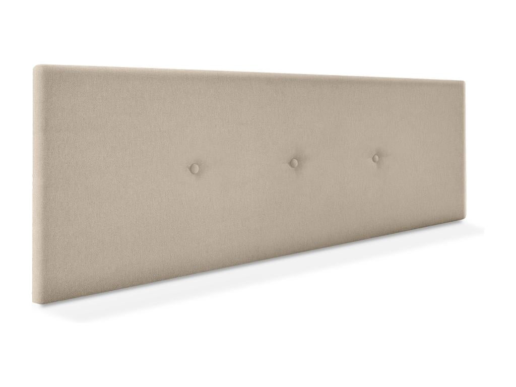 Nobellea Smooth Fabric Headboard with Buttons 160x50cm for 150/160cm Beds - Nobellea OUNJ47631