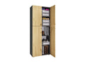 Nobellea Holz Children's Wardrobe Nobellea Wardrobe with Hinged Doors Anthracite / Honey Oak TBDL70610