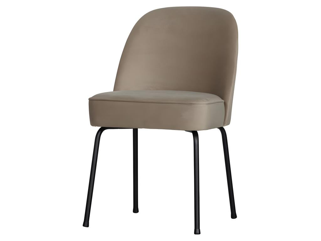 Nobellea - Set of 2 designer velvet chairs - Beige RHUT37494