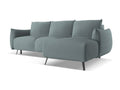 Right-hand corner sofa bed in chenille fabric - jeans - Nobellea XKCB15414