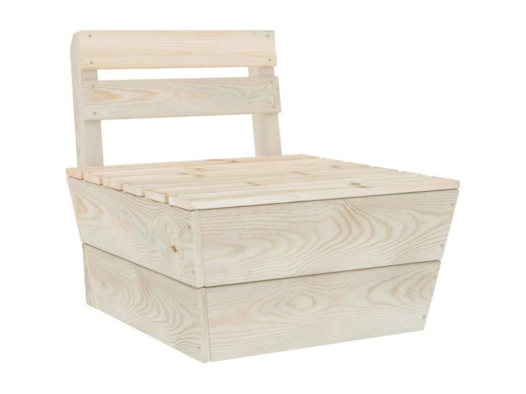 Brown wooden garden furniture set, 60x60x65 cm, 02 0018368 TEGG42056