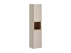 Nobellea Cashmere and Wood 140cm Double Vanity Unit with Column and 3 Wall Cabinets HMGJ96762