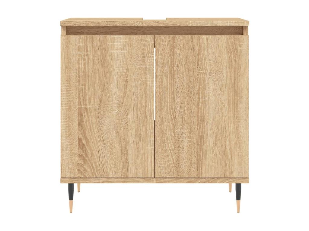 Nobellea oak bathroom cabinet 58x33x60 cm engineered wood TTPD00172