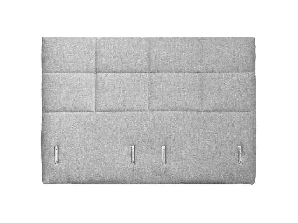 180cm Headboard in Light Grey Upholstered Fabric for 180cm Bed – Boisona ZXMU35324
