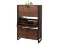 Nobellea-A27 Shoe Cabinet, Wild Oak Finish, LXMC66348