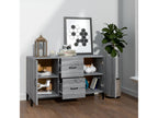 Nobellea grey sideboard 100x36x60 cm engineered wood ZPPB83395