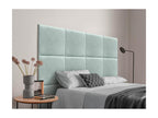 Nobellea Upholstered Headboard in High-Quality Corduroy, Nobellea Interior Composed of Interchangeable Self-Adhesive Panels, Green Nobellea 200 cm ZVTS35498