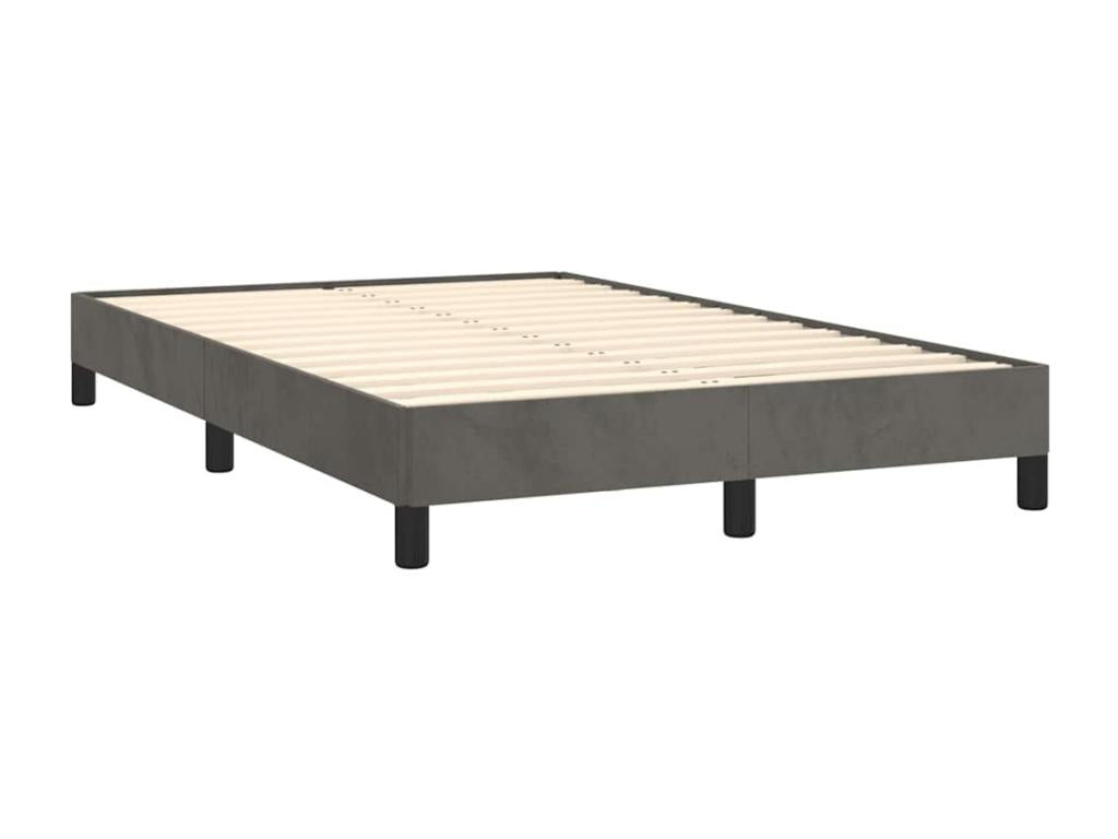 Nobellea bed base with dark grey LED mattress 120x190 cm AHZK27732