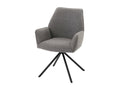Nobellea-G67 Light Grey Bouclé Dining Chair NDKN68326