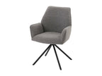 Nobellea-G67 Light Grey Bouclé Dining Chair NDKN68326