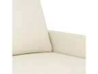 Cream Armchair 60 cm Velvet NDXL64040