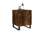 Nobellea - Smoked oak bedside table 40x40x50 cm engineered wood AYPY44788