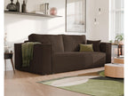 Dekonao reversible convertible sofa in brown fabric BCLP03218