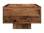 Coffee table in aged wood, 100x49.5x31 cm, engineered wood, PICO10861