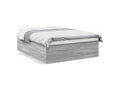 Nobellea grey bed frame 150x200 engineered wood BFYC70011