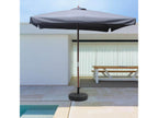 Wooden parasol 3x3 m gray Nobellea ANAY66326