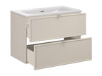 Boisona PJSS14892 single vanity unit with integrated 80cm sink and tall cabinet
