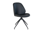 Set of 2 Monte Chairs, Black, 60x50x88 cm, Nobellea FUUP24055