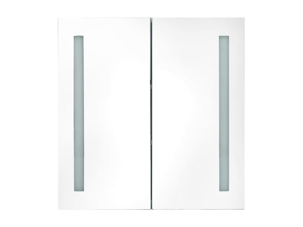 Bathroom cabinet with LED mirror 62x14x60 cm SPQW03985