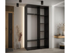 Dekonao 7 Sliding Door Wardrobe 235.2/140/45 2 Doors Black/White/Gold ISBA17261