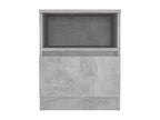Bedside table, concrete grey, 40x40x50 cm, 2 KRHA18981