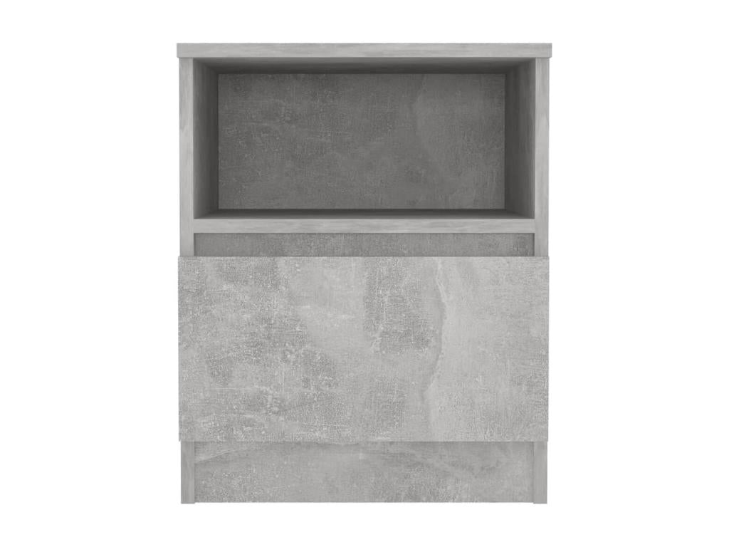 Bedside table, concrete grey, 40x40x50 cm, 2 KRHA18981