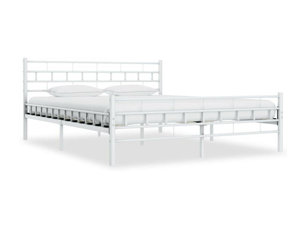 White Metal Bed 200x200 6 EYVU92523