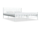 White Metal Bed 200x200 6 EYVU92523