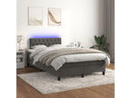 Nobellea bed base with dark grey LED mattress 120x190 cm AHZK27732