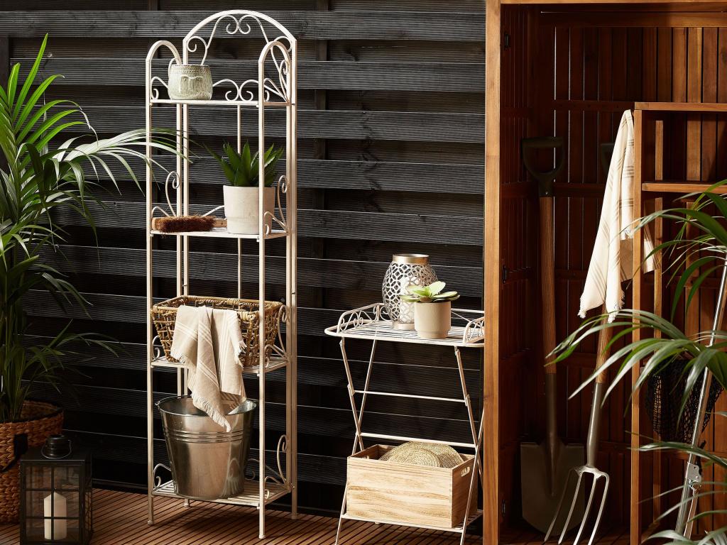 Boisona White Metal Storage Unit CLGF49571