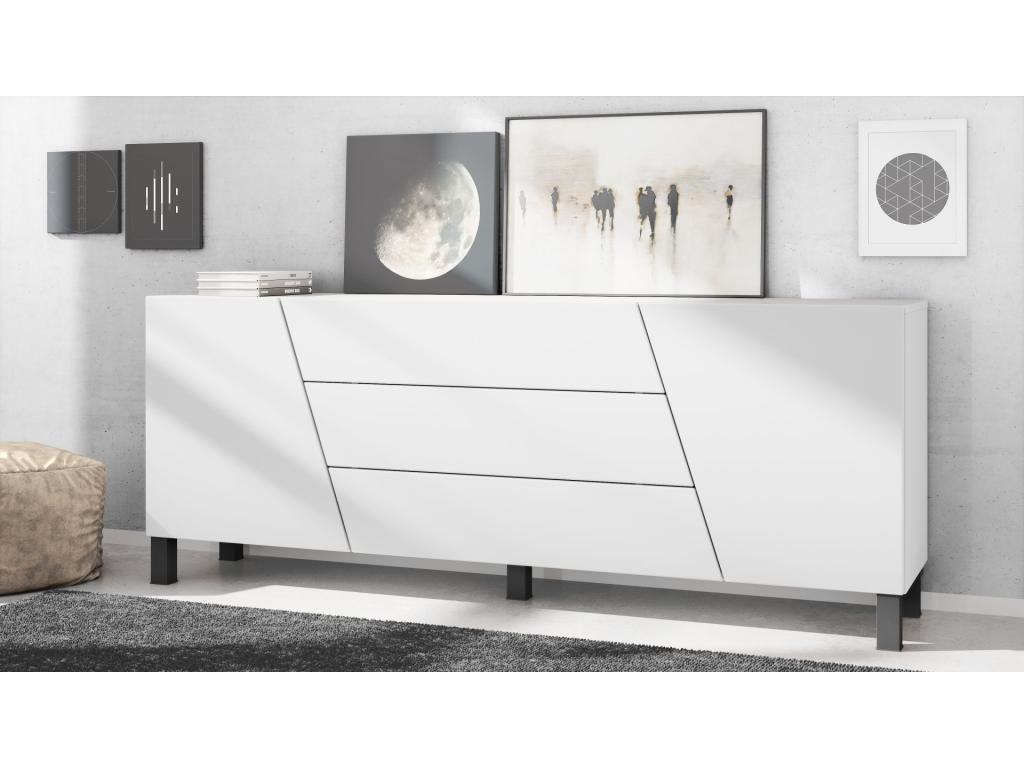 Matt White Sideboard WxHxD 178x69.5x38.5 ZQOF59391