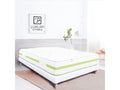 Upholstered bed base 140x190 white Nobellea Hotel range solid wood legs included BSYT10670