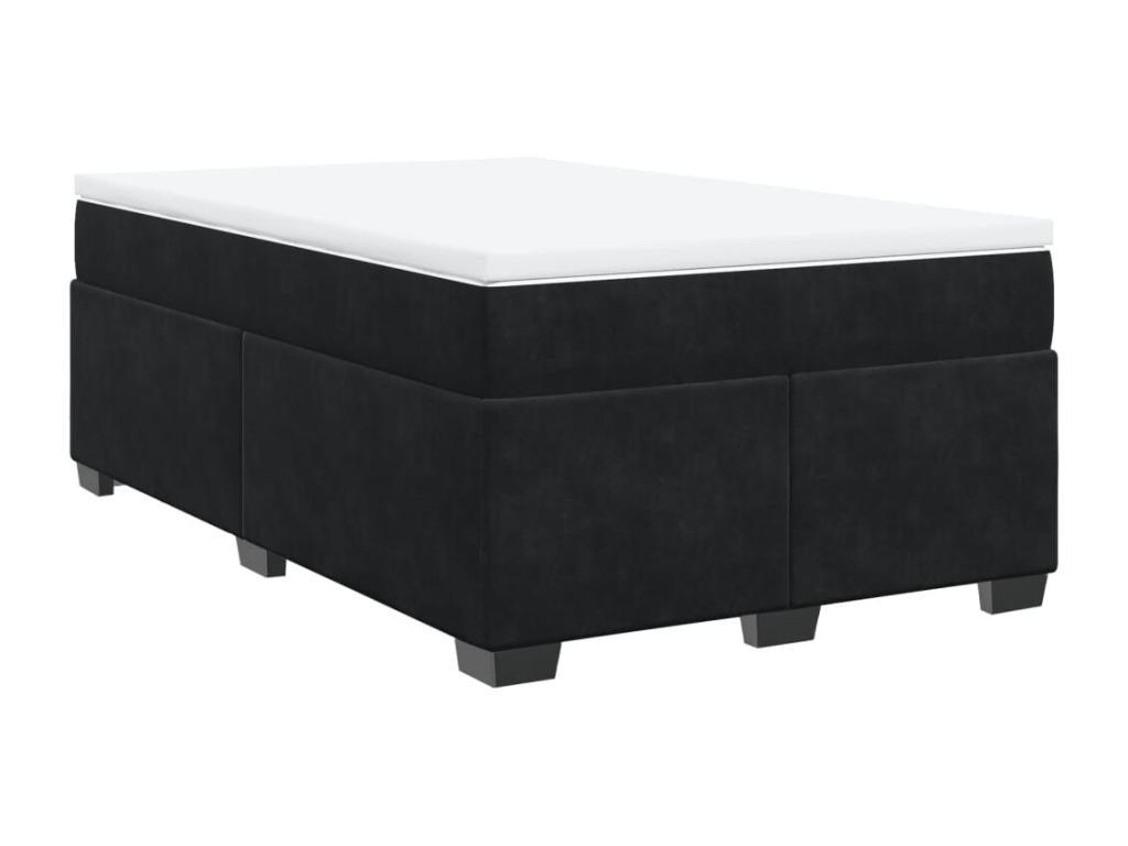 Nobellea bed base with black velvet mattress 120x190 cm BQBH50899