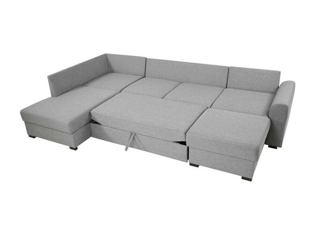 Nobellea 189 Corner Sofa, Red, Sleeping Function, Bed Box, 305x188x85cm, JKQY16807