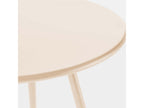 Round ivory metal garden coffee table 50 cm - Boisona UKCV75718