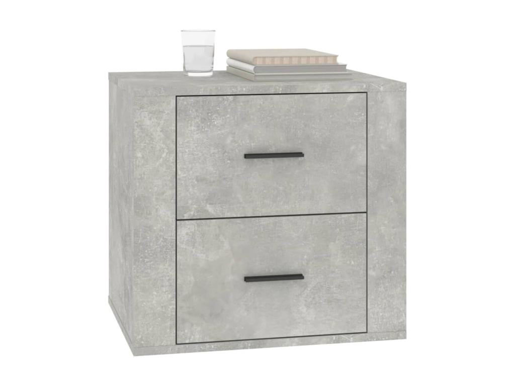 Bedside table, concrete grey, 50x39x47 cm KIVD20422