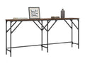 Console table in brown oak, 180x29x75 cm, engineered wood KDCD42355