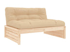 6-piece garden furniture set with solid wood cushions LCFO41142