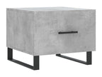 Coffee tables, 2 pcs, concrete grey, 50x50x40, engineered wood, HRJG48797